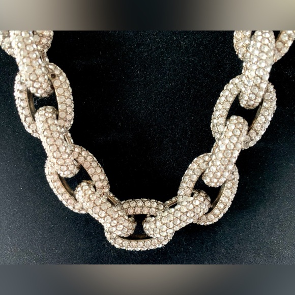 Stunning J. Crew interlocking hardware-like links necklace. - Picture 2 of 8
